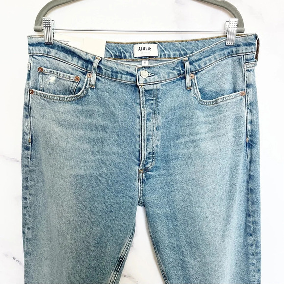 AGOLDE Nico High Rise Slim Jeans in Chronicle - Picture 4 of 14